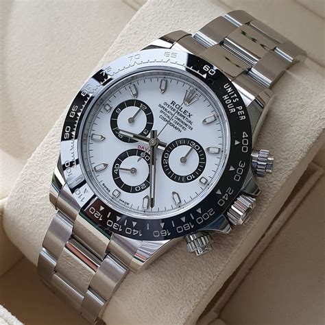 rolex daytona ceramica quadrante bianco|Rolex Daytona 116500LN / White Dial / Ceramic / very good.